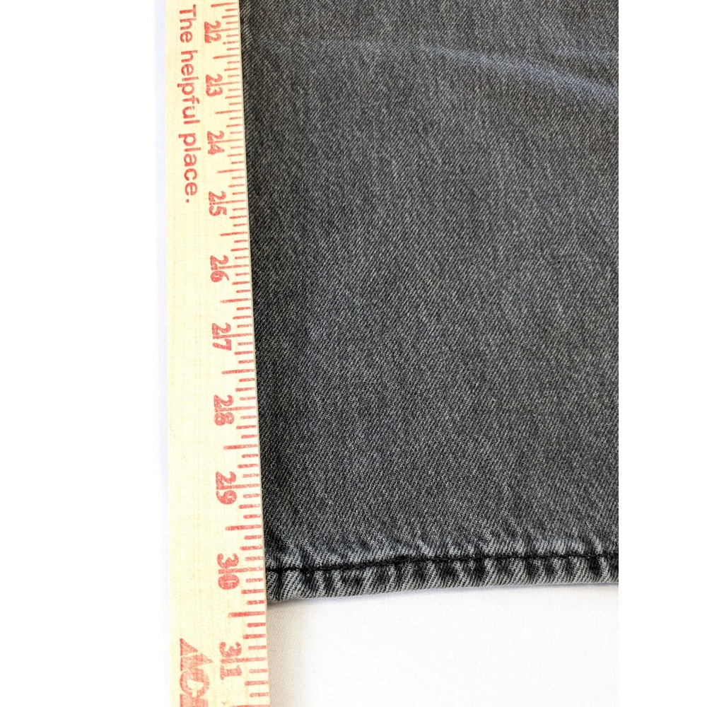 Levis 501 Original Grey Straight Leg Button Fly Denim Jeans 005013496 32x30 - Picture 9 of 9